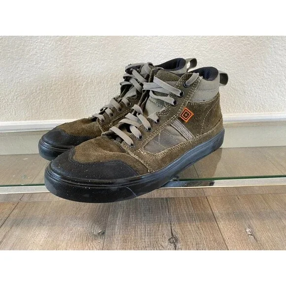 511 Tactical Mens 9.5 Norris sneaker 186 Ranger Green Vibram Puncture Res Shoes - Picture 3 of 8